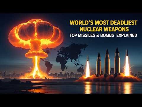World’s Most Deadliest Nuclear Weapons ☢️|🚀 Top Missiles & Bombs Explained|💣 Nuclear Bomb Comparison