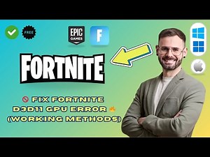 How to Fix Fortnite Error D3D11 Compatible GPU (Easy Fix 2025)