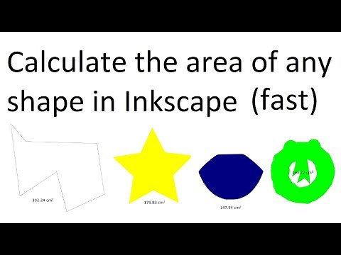 Calculate the area of any shape in Inkscape (fast)
