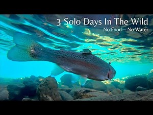 Eating ONLY What I Catch Fishing For 3 DAYS (No Food NO Water) Solo Camping and Fishing Adventure