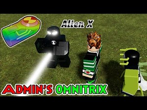 Admin's secret Omnitrix Reveal... [Ben 10 Infinity] ROBLOX