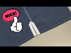 Amazing sewing technique/ Slit opening using tape/ Sewing for beginners
