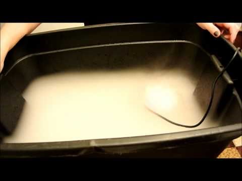 Large 5 head Mist Maker in Operation - 5 disc water fogger from The House of Hydro