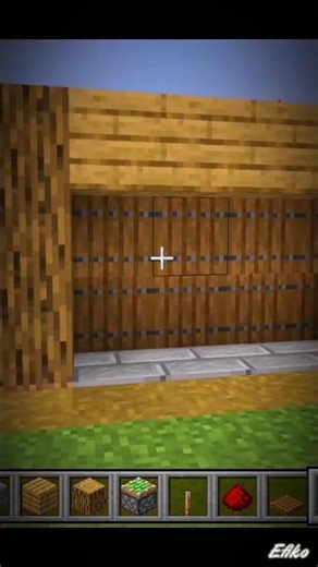 Garage Door 🗿🍷#minecraftshorts