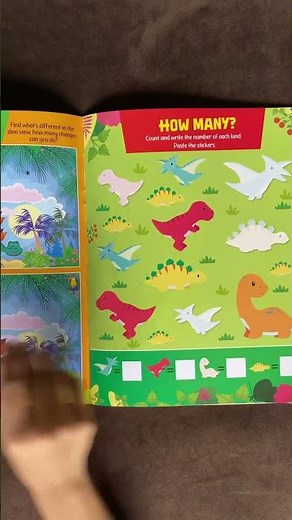 My first dinosaur sticker and activity book