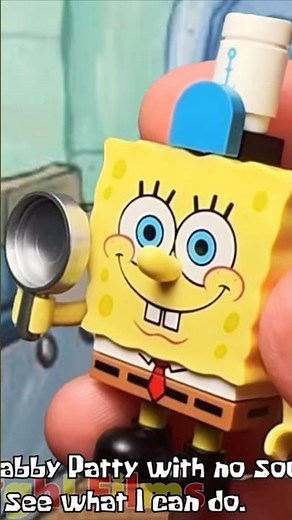 Lego SpongeBob tries to make a Krabby Patty!! #pghlfilms