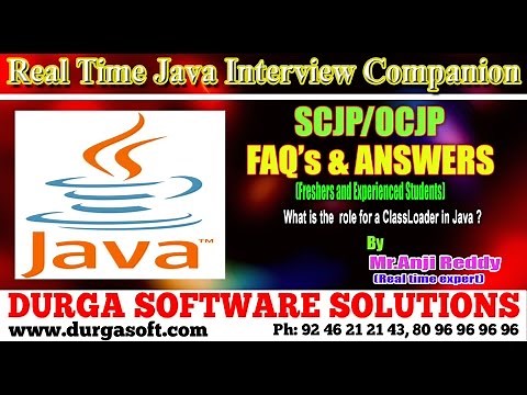 Java Interview Companion||What is the role for a ClassLoader in Java ?
