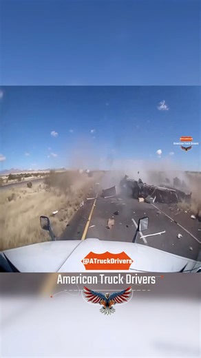 RV crosses median and T-bones vehicle ahead #AmericanTruckDrivers #RV #Crash #TBone #Highway | American Truck Drivers