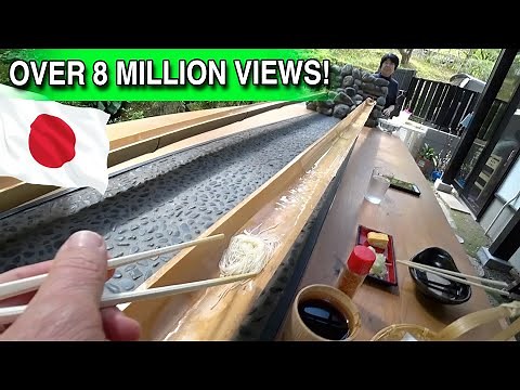 Flowing Japanese 🇯🇵 Bamboo Noodles 🍜 Nagashi Somen with EricSurf6