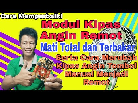 Repairing the Miyako Remote Control Fan Module and Modifying a Regular Fan into a Remote Control Fan
