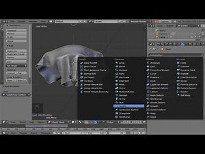 How to make cloth simulation in Blender 2.79 | Tutorial | #blendertutorial
