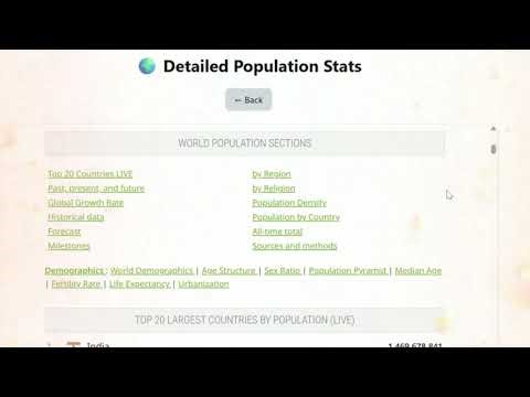 Die Welt wächst rasant 😳🌍 Meine Live Bevölkerungs App Pop2Sync #firebase