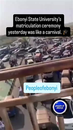 Ebonyi State University’s matriculation ceremony yesterday resembled a vibrant carnival, as the institution welcomed approximately 11,000 new students, according to reports. #peopleofebonyi #fyp #ebonyistateuniversity #ebonyistate #peopleofebonyinews