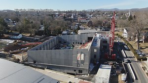VMI aquatic center gets ready to raise the roof