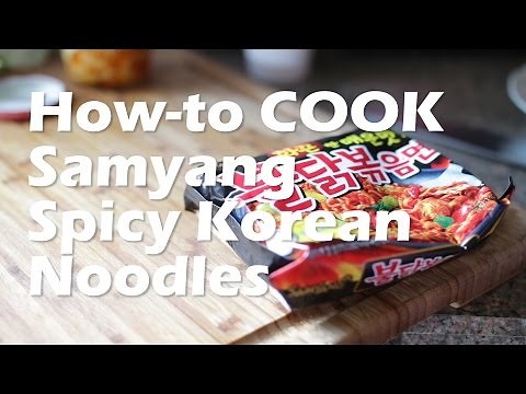 HOW-TO COOK Samyang Korean SPICY Noodle (the RIGHT way)