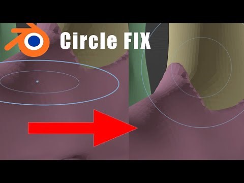 Blender Oval Sculpt Tool Fix