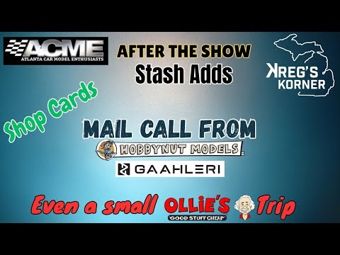 ACME ADDS FROM THE SHOW, SHOP CARD, MAIL ORDERS AND MORE! #modelcars #gaahleri #acme