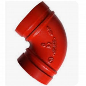[Hot Item] Ductile Iron Conforming to ASTM A536, Grade 65--45--12 90 Degree Grooved Elbow