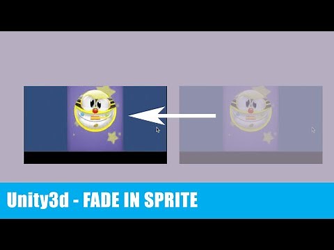 how to fade out sprite in unity - Unity Tip