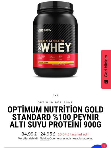 Avrupa_Urunleri01 | 🌟Orijinal Amerikan Ürünü On Optimum Nutrition Marka Whey Protein. Ürün Kutu İle Birlikte Toplam Ağırlığı 706gr Gelmektedir. Yaklaşık �... | Instagram