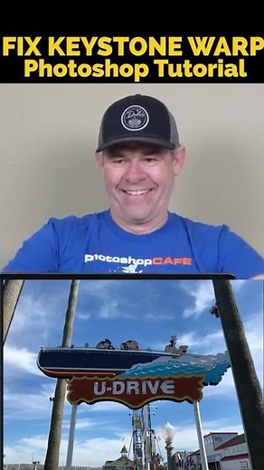 Fix keystone distortion in ‪@Photoshop‬ #photoshop #communityxadobe #photoshoptutorial