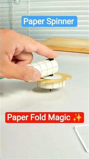 How To Make A Unic Spinner In Paper Draft @shorts @tutorial @viral #cardstockpaper #paperlives #diy