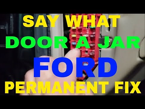 HOW TO FIX YOUR DOOR AJAR LIGHT OR INTERIOR LIGHT STAYING ON 2003 FORD RANGER 4X4 CREW CAB