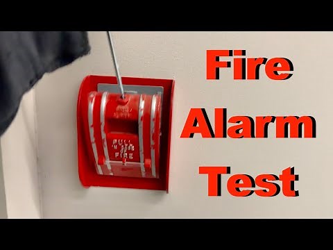 Testing Fire Alarm System in a Elementary School