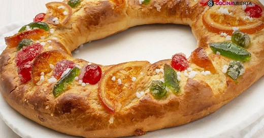 Roscón de Reyes tradicional de Eva Arguiñano