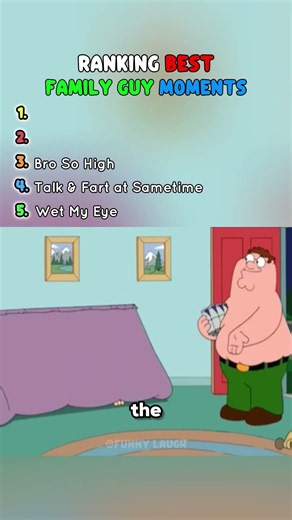 Ranking Best Family Guy Funniest Moments