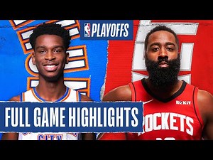 THUNDER at ROCKETS | FULL GAME HIGHLIGHTS | August 20, 2020