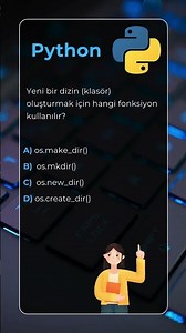 Python Soru/Cevap #programlama #python #pythonquiz