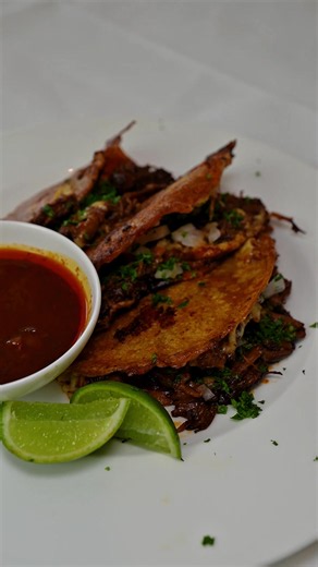 @AbuGoku besten Birria Tacos 🌮 Jemals. Rezept:) 500 g Rinderbeinscheibe 500 g Rinderbrust 500 g Rinderrippe Salz/Pfeffer 1 Gemüse Zwiebel 3 Knoblauchzehen 1 El Tomatenmark 3 l Rinderbrühe 3 Ancho Chilis 3 Guajillo Chilis 1 Árbol Chili 1 TI weiß,schwarz Pfeffer/ Koriandersamen 1/2 TI Kreuzkümmel 1 Zimtstange 3 Lorbeerblätter 400g Mozzarella 200 g Cheddar 20 Mais-Tortillas 2 Limetten, Koriander, Zwiebel ( Garnitur ) #food #yummy #lecker #fyp #CapCut