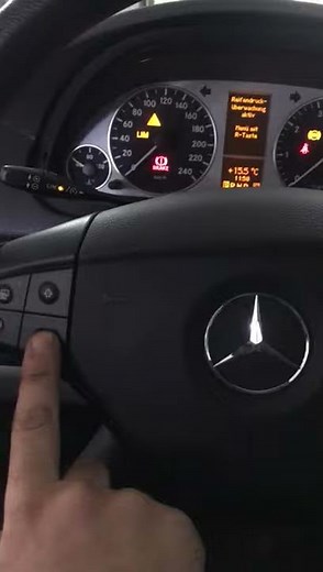 Mercedes B Klasse Reifendrucküberwachung reset