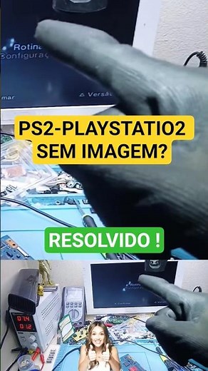 PS2 SEM IMAGEM SINAL? RESOLVIDO! #nostalgiaplaystation #playstation2 #playstation#ps2