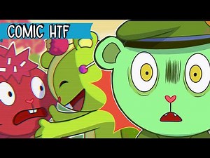 [HTF mini comic] "amenaza" Fandub español (Flippy x Flaky)