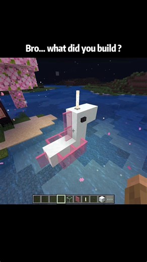 Minecraft inflatable unicorn build moments