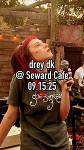 2.9K views · 4 comments | drey dk @ Seward Cafe 09.14.25 @drey.d.k @sewardshows @sewardcafe | UnderCurrentMPLS | Facebook