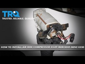 How to Install Air Ride Suspension Compressor 03-09 Mercedes-Benz E320