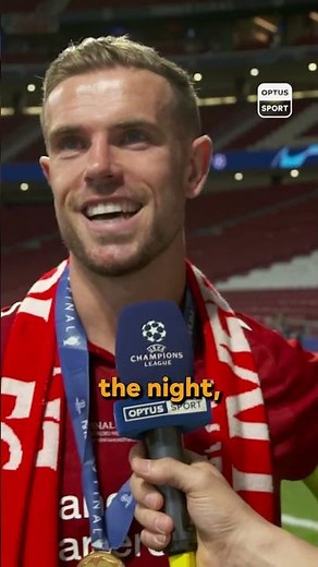 Jordan Henderson dedicates his Champions League win to his family 🥰