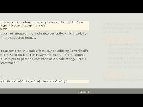 How to Pass a Hashtable from Bash to PowerShell Core in One Line