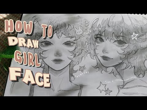 🌻🌿How to draw girl FACES TUTORIAL | My style | How to DRAW girl FACES ★kawaragi_art