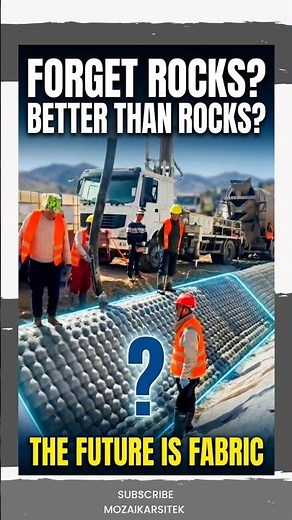 The Future of Erosion Control: Concrete Mattresses! #CivilEngineering #ConstructionInnovation