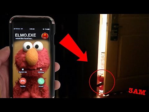 (ELMO FOUND MY HOUSE) CALLING ELMO.EXE ON FACETIME AT 3AM | ELMO.EXE IS HERE!