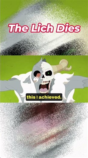 The Lich's Final Moment 😨 #adventuretime #fionna #shorts