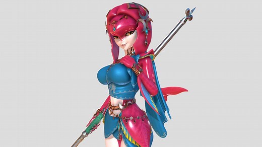 Mipha: Zelda BotW Free - Download Free 3D model by MayoSplashOfficial (@MayoSplash)