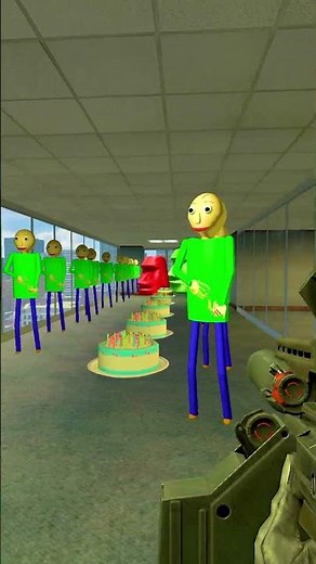 Moai Baldi Birthday Party Big City Garry's Mod