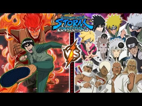 Might Guy vs Lightning Users | Naruto Ultimate Ninja Storm Connections