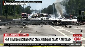 New video captures moment of deadly military plane crash