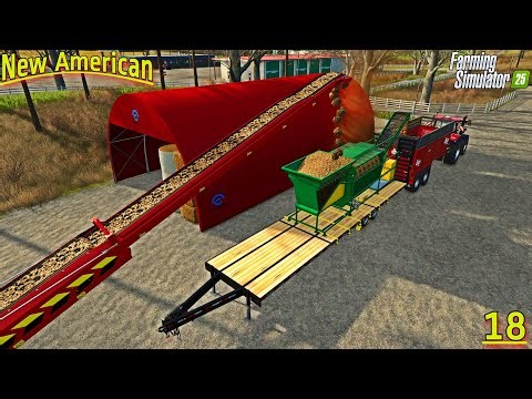 WASHING POTATOES FOR A HIGHER PROFIT | New American | EP 18 | Farming Simulator 25
